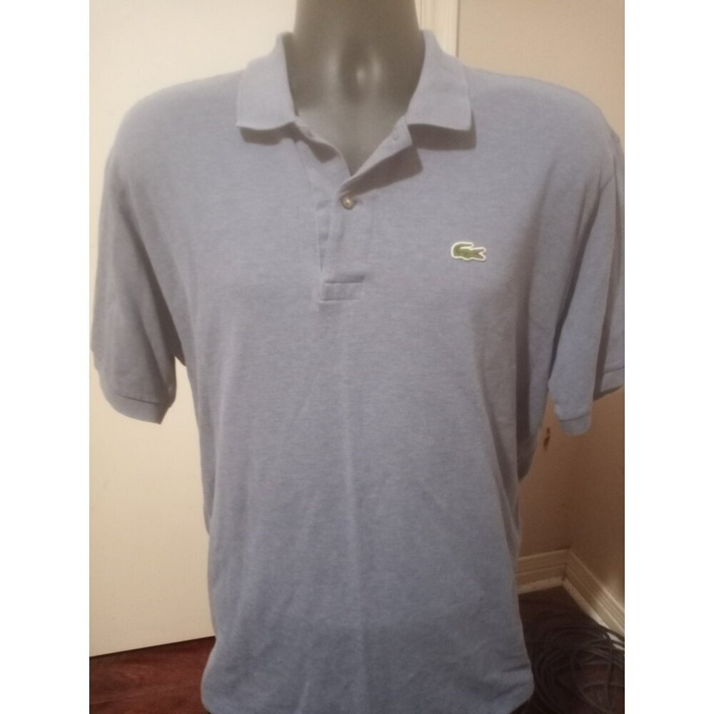 Lacoste Men Regular Fit Blue Polo Shirt Menswear Classic Casual Top size 7 2XL